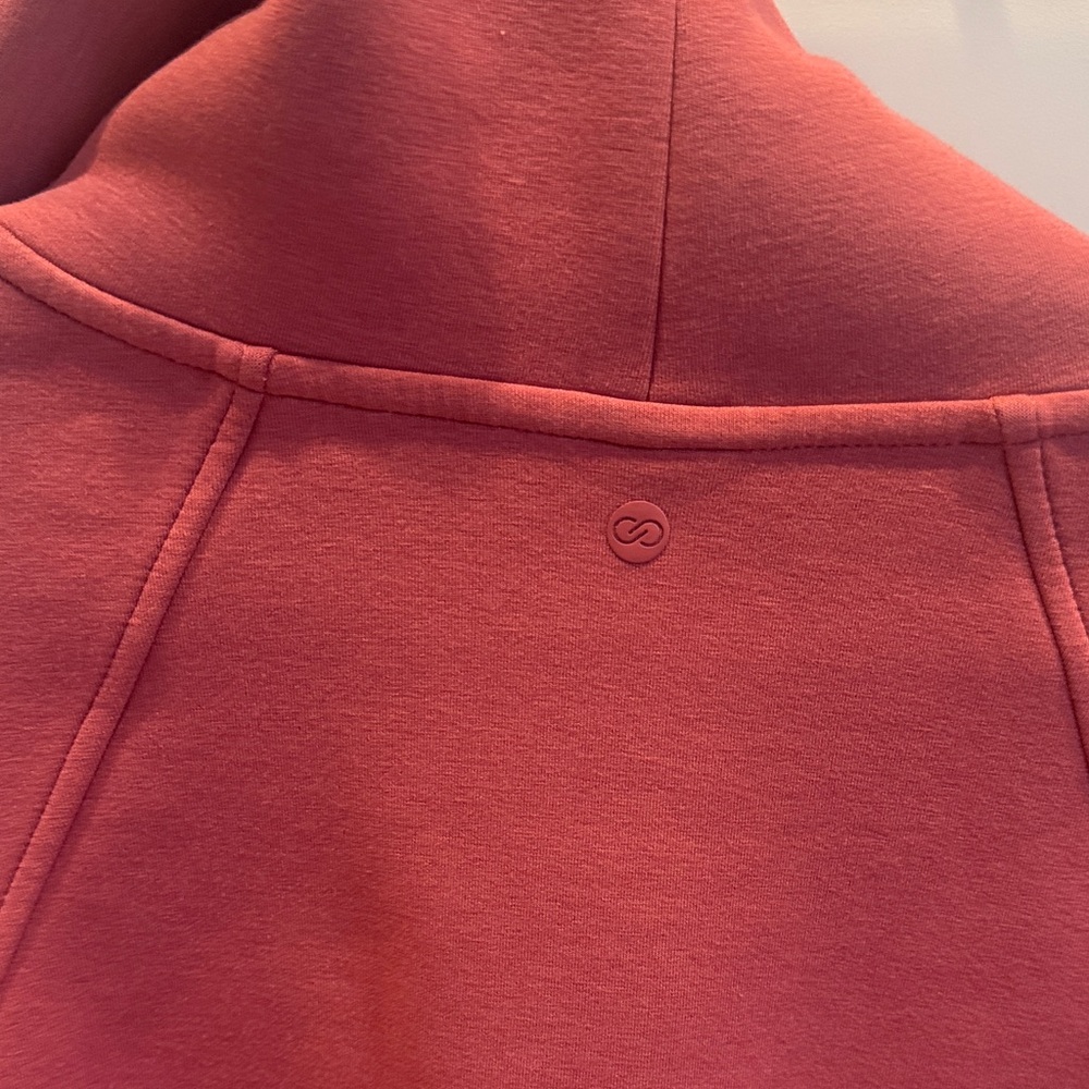 Calia Women's Rose Soft Scuba Half-Zip Mock Sweatshirt Size-Small - Picture 5 of 6